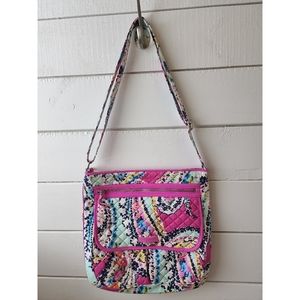 Vera Bradley Iconic Mailbag Wildflower Paisley